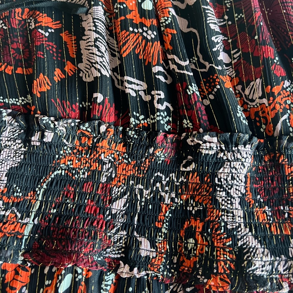 A.L.C. DRESS Bardot silk Dress size xs NWT  Floral Print DressRetail price $595 - Picture 6 of 9